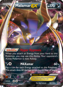 Malamar EX - pokemon TCG Card
