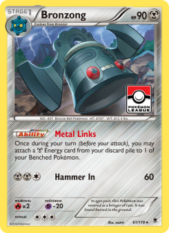 Bronzong - pokemon TCG Card