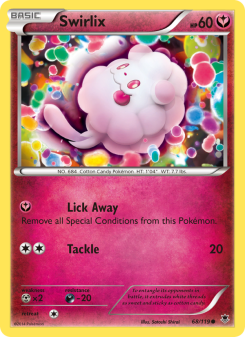 Swirlix - pokemon TCG Card