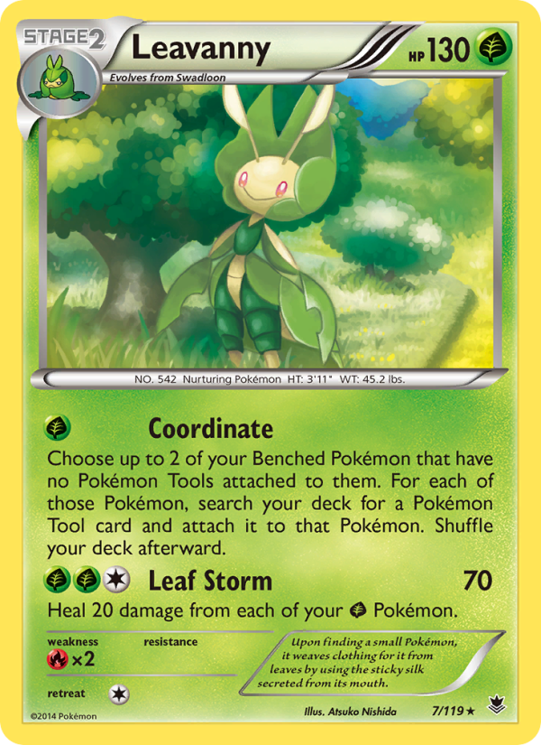 Leavanny - Pokémon TCG Card