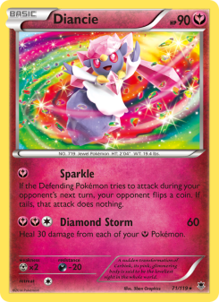 Diancie - pokemon TCG Card