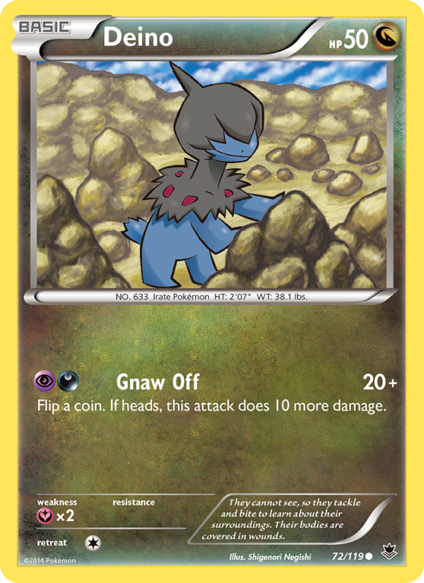 Deino - Pokémon TCG Card