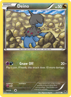 Deino - pokemon TCG Card