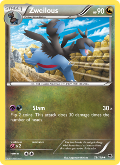 Zweilous - pokemon TCG Card