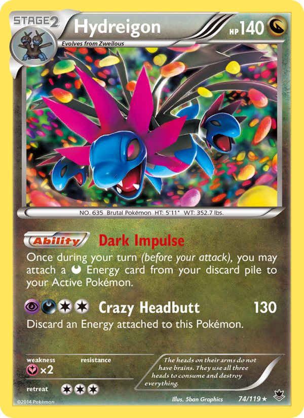 Hydreigon - Pokémon TCG Card