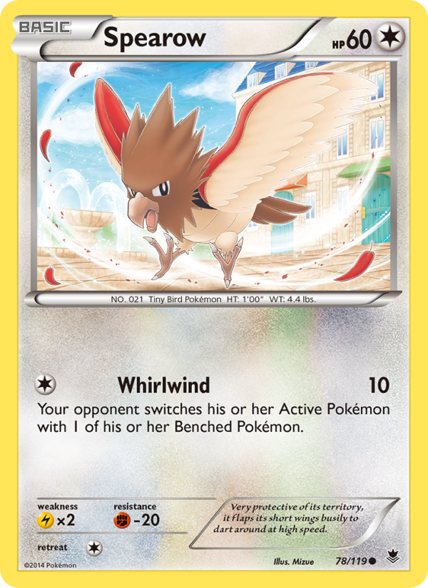 Spearow - Pokémon TCG Card