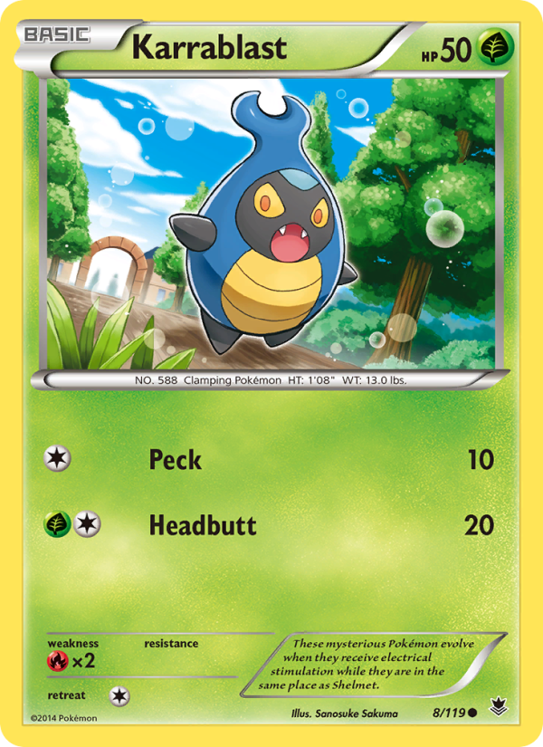 Karrablast - Pokémon TCG Card
