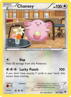 Chansey - pokemon TCG Card