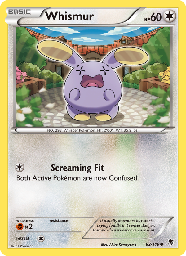 Whismur - Pokémon TCG Card