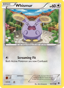 Whismur - pokemon TCG Card