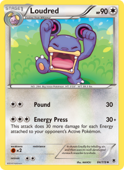 Loudred - pokemon TCG Card
