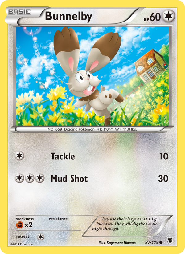 Bunnelby - Pokémon TCG Card
