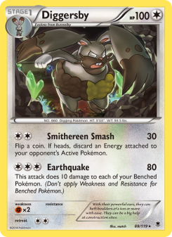 Diggersby - pokemon TCG Card