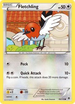 Fletchling - pokemon TCG Card