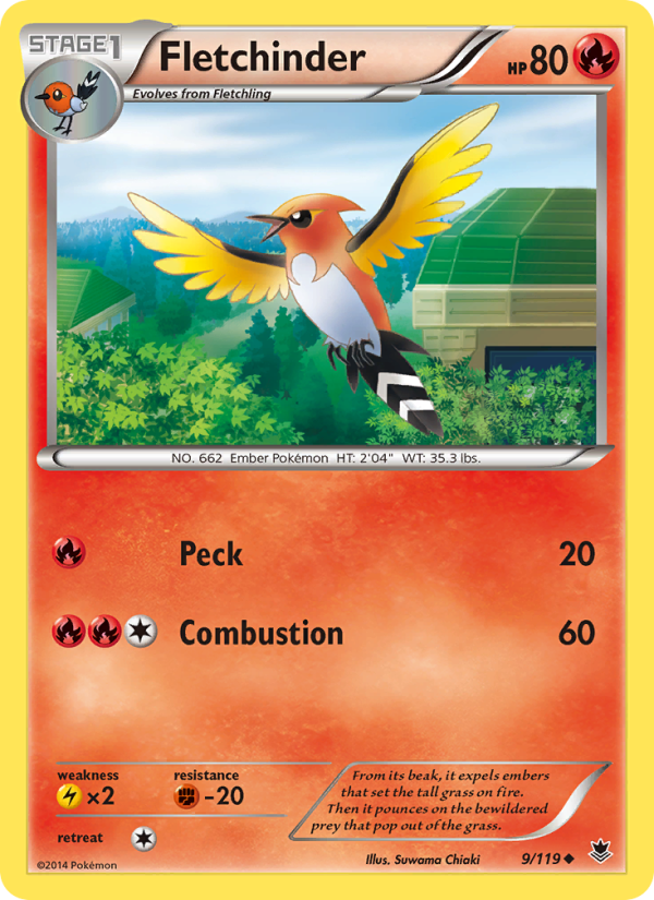 Fletchinder - Pokémon TCG Card