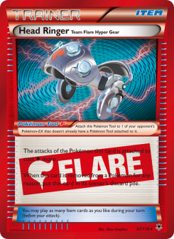 Head Ringer Team Flare Hyper Gear - pokemon TCG Card