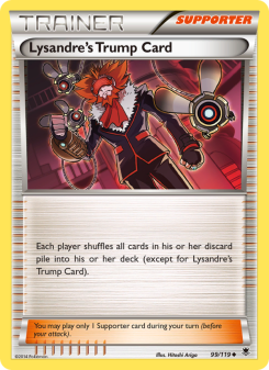 Lysandre's Trump Card - pokemon TCG Card