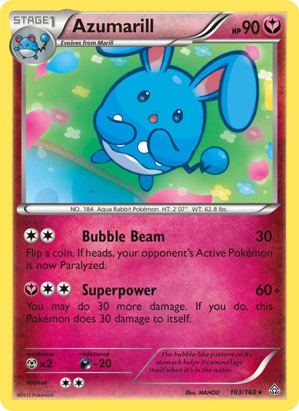 Azumarill - Pokémon TCG Card