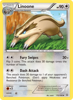 Linoone - pokemon TCG Card