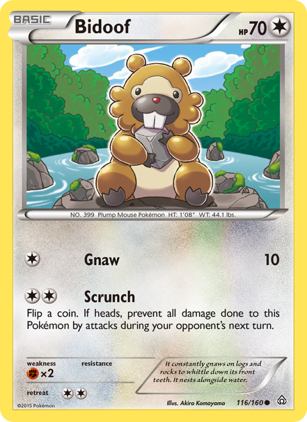 Bidoof - Pokémon TCG Card