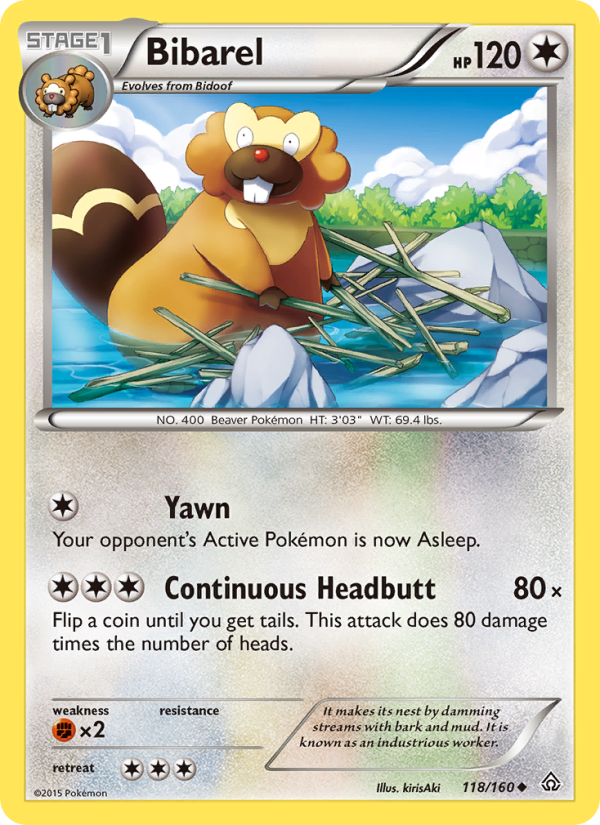 Bibarel - Pokémon TCG Card