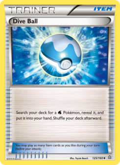 Dive Ball - pokemon TCG Card