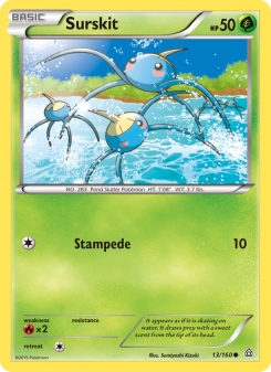 Surskit - pokemon TCG Card
