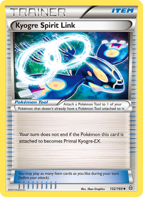 Kyogre Spirit Link - Pokémon TCG Card