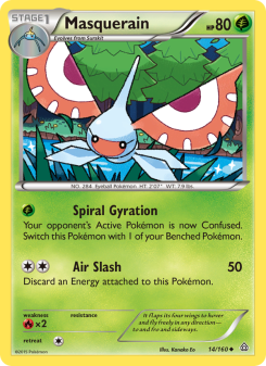 Masquerain - pokemon TCG Card