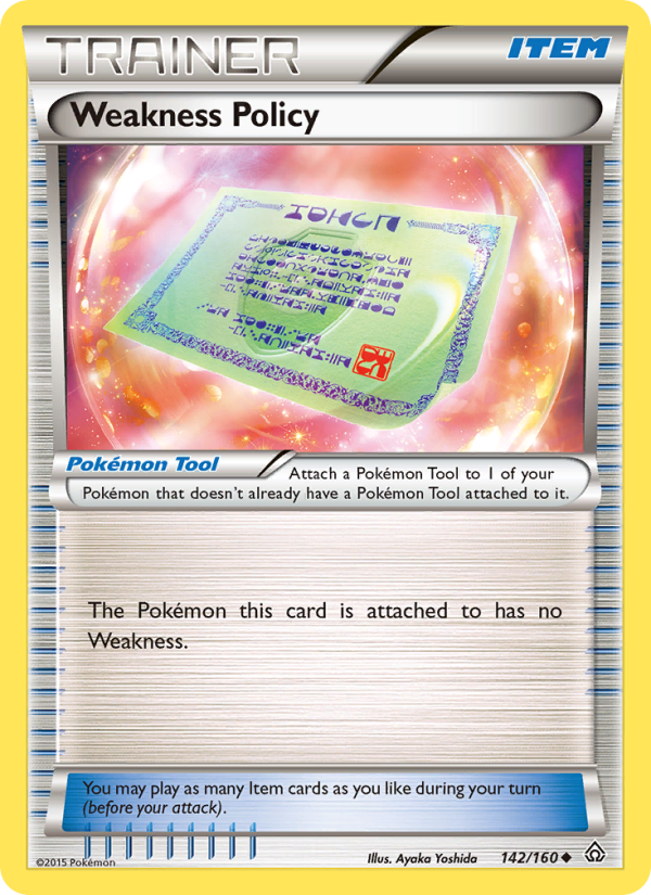 Weakness Policy - Pokémon TCG Card