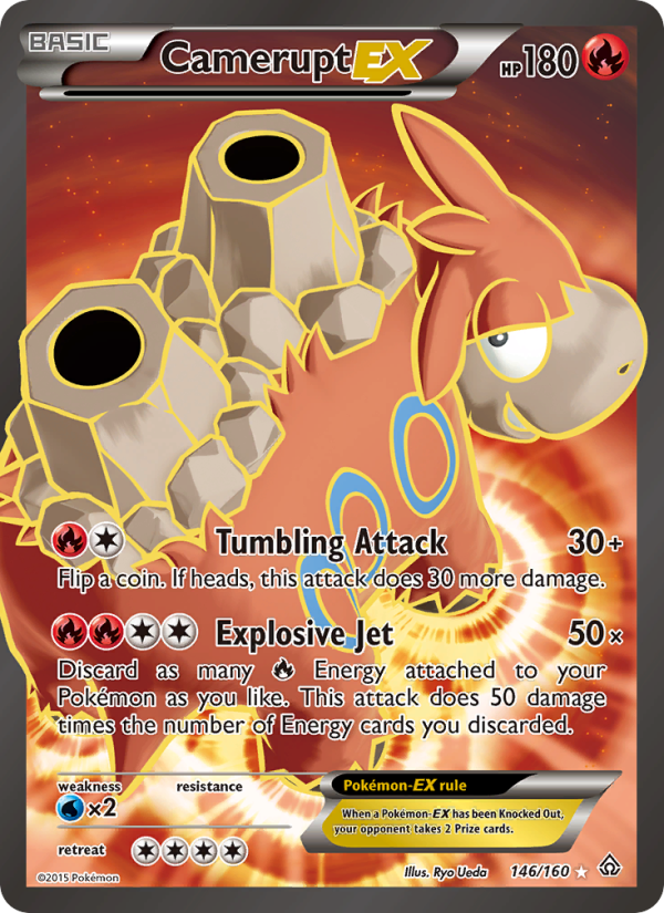 Camerupt EX - Pokémon TCG Card