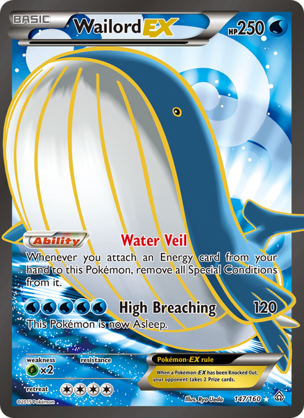 Wailord EX - Pokémon TCG Card
