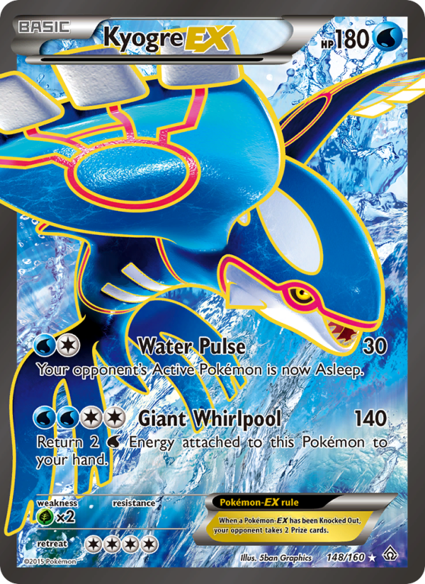 Kyogre EX - Pokémon TCG Card