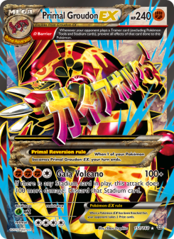Primal Groudon EX - pokemon TCG Card