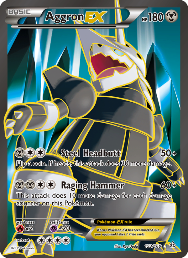 Aggron EX - Pokémon TCG Card