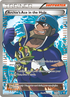 Archie's Ace in the Hole - pokemon TCG Card
