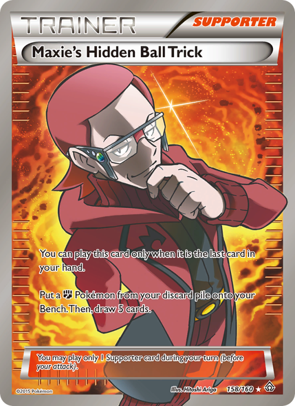Maxie's Hidden Ball Trick - Pokémon TCG Card