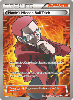Maxie's Hidden Ball Trick - pokemon TCG Card