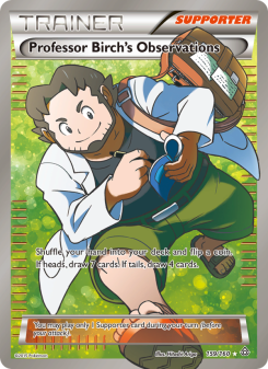 Professor Birch's Observations - pokemon TCG Card