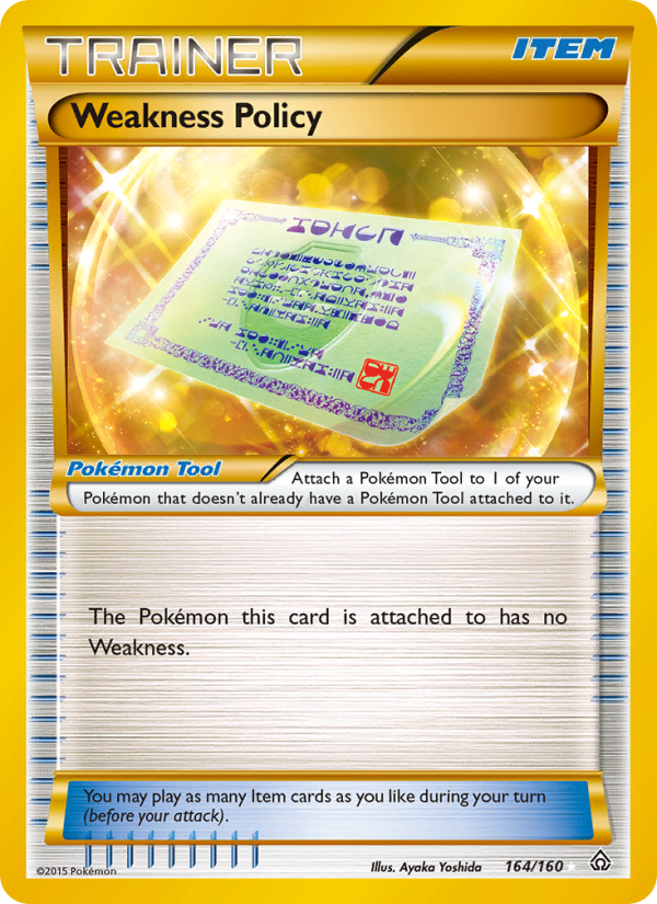 Weakness Policy - Pokémon TCG Card