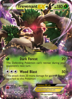 Trevenant EX - pokemon TCG Card