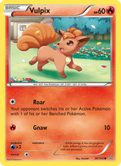 Vulpix - pokemon TCG Card