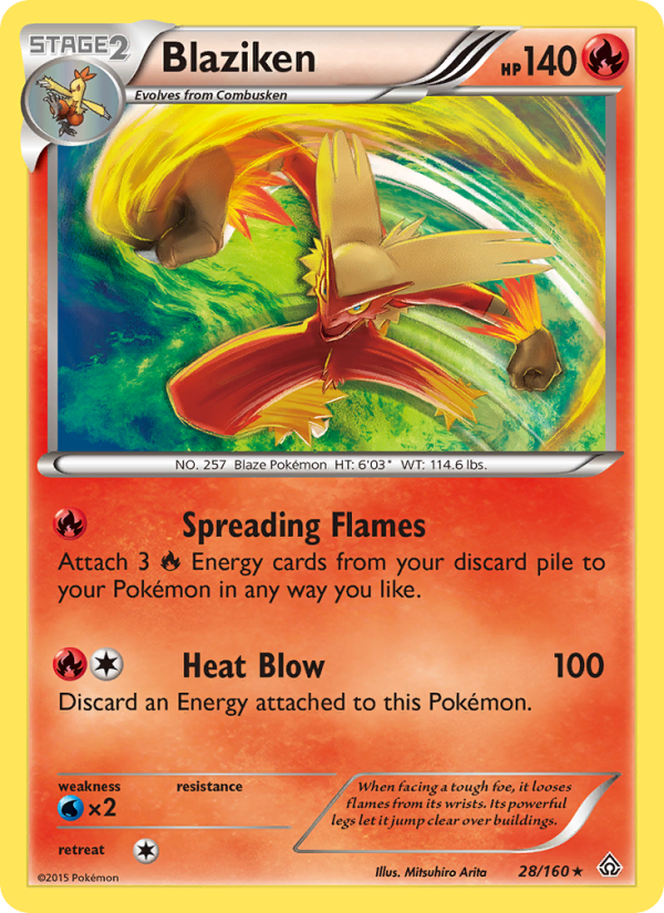 Blaziken - Pokémon TCG Card