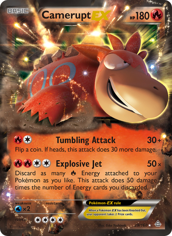 Camerupt EX - Pokémon TCG Card
