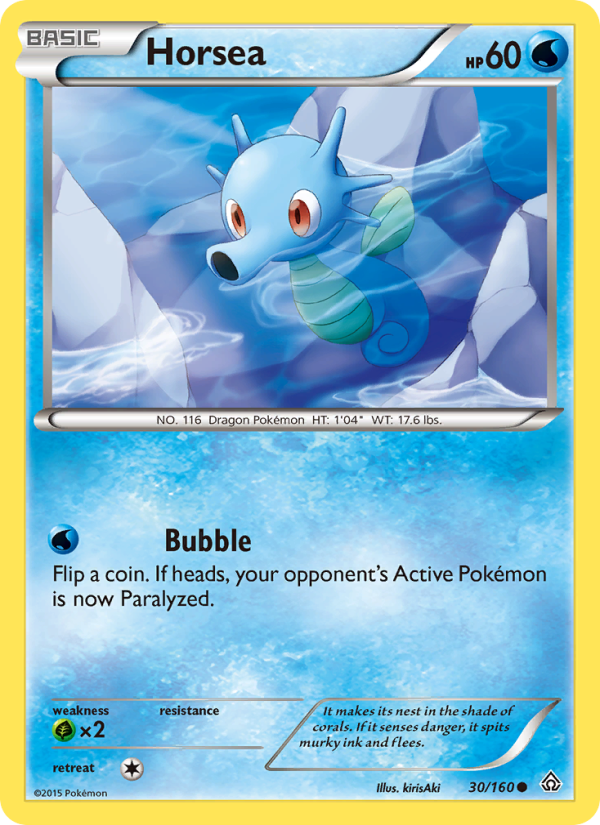 Horsea - Pokémon TCG Card