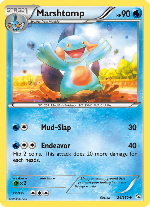 Marshtomp - Pokémon TCG Card