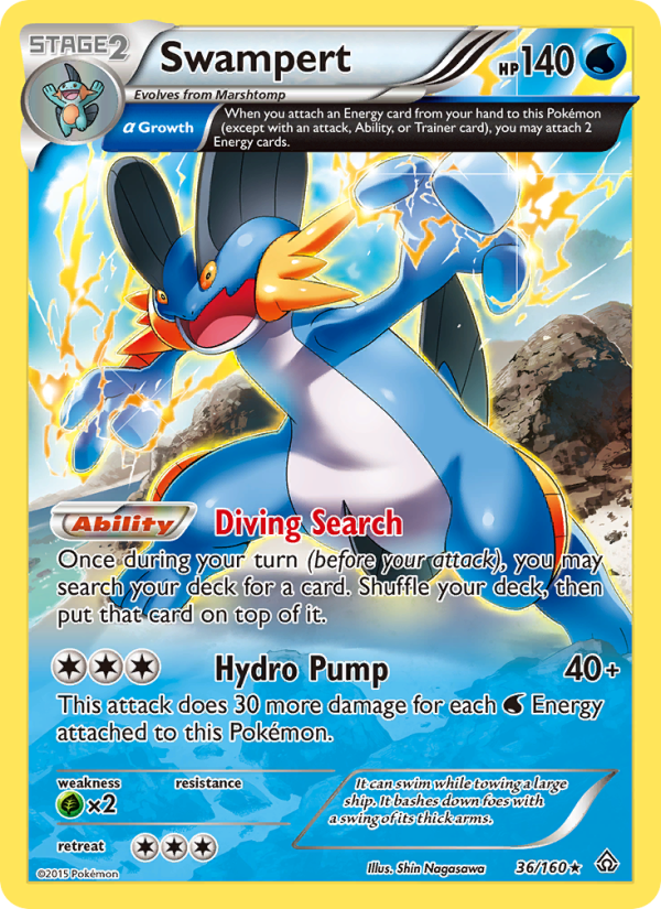 Swampert - Pokémon TCG Card