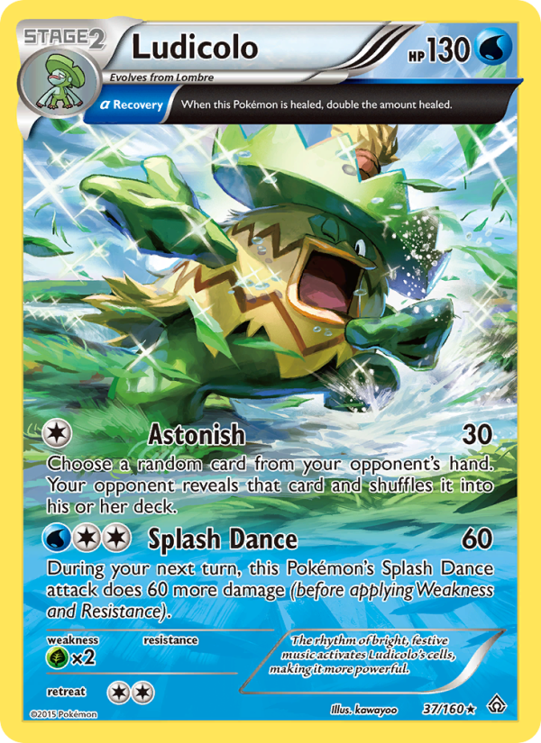 Ludicolo - Pokémon TCG Card