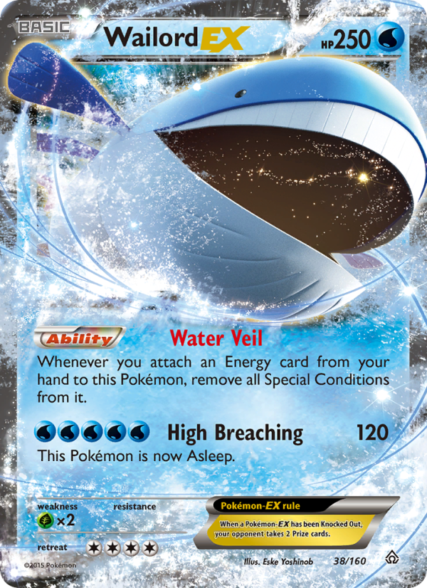 Wailord EX - Pokémon TCG Card