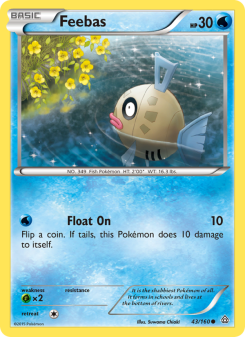 Feebas - pokemon TCG Card
